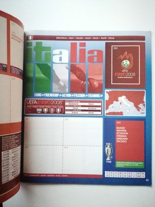 ALBUM CROMOS EURO 2008 PANINI EUROCOPA VACÍO