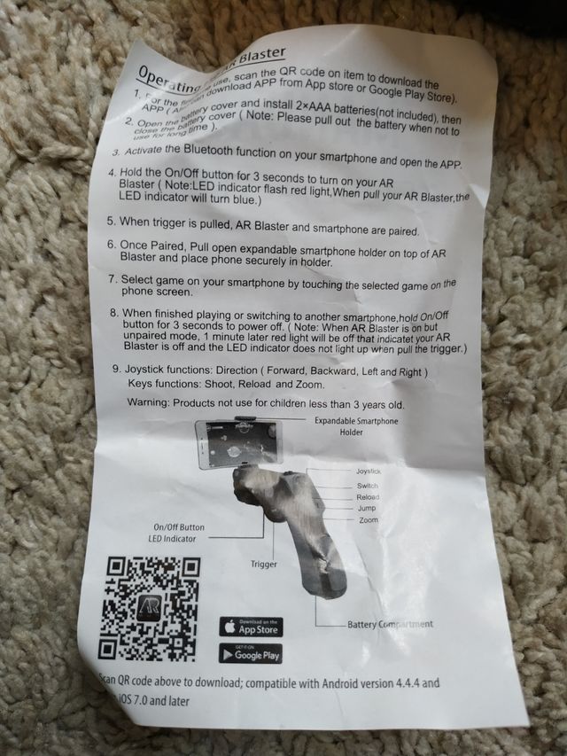 Pistola joystick juegos