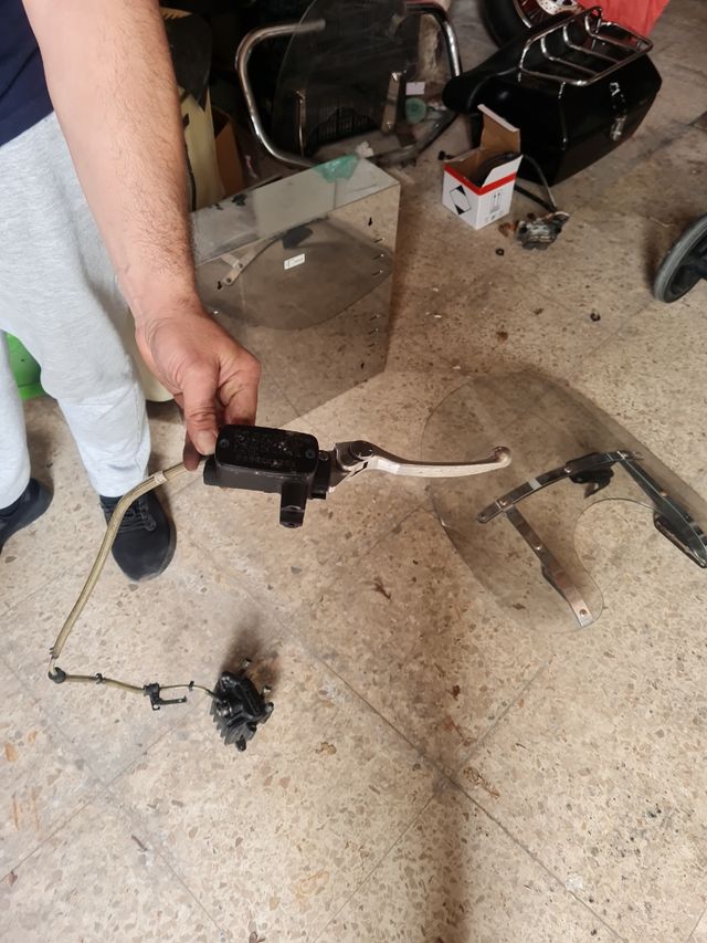 bomba y pinza  kymco superdink