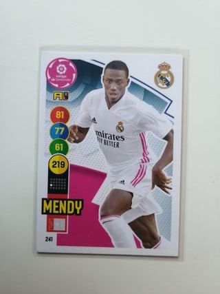 CROMO MENDY 241 MADRID ADRENALYN 2020 2021