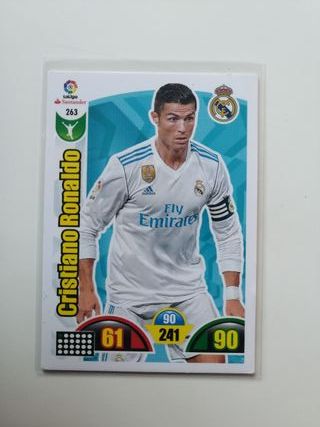 CROMO CRISTIANO RONALDO 263 MADRID ADRENALYN 2017 