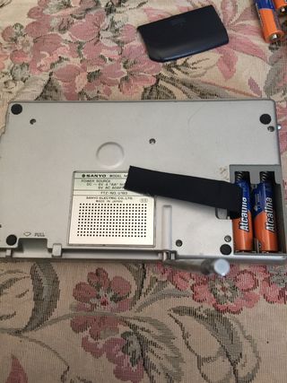 Ràdio Cassette Sanyo antiguo