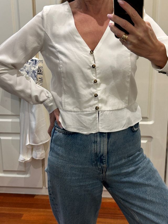 Camisa blanca Zara