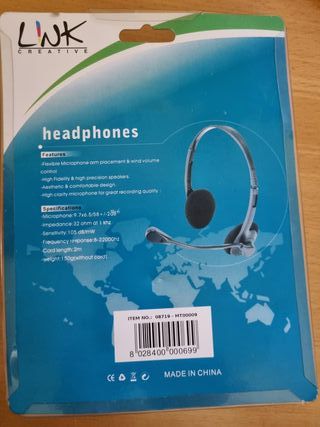 Cuffie Auricolari con Microfono Link Creative