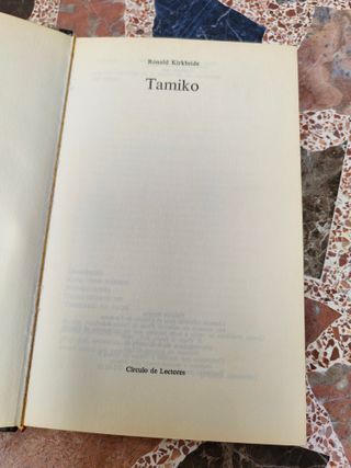 Libro Japonés Tamiko Tela Ilustrada