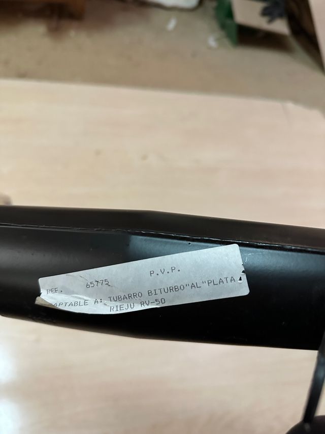 Escape Biturbo Rieju RV 50