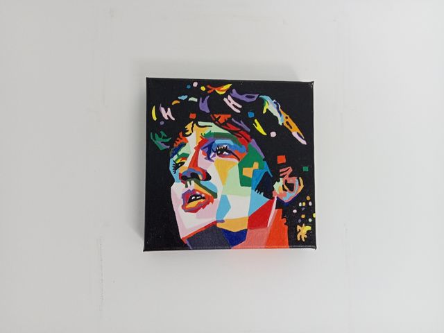 Elvis - popart  canvas portrait
