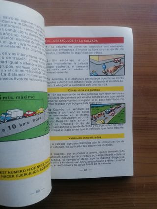 Libro Autoescuela Madrid 1976.