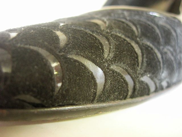 DONNA SALVATORE FERRAGAMO TG. 38 CAMOSCIO/VERNICE