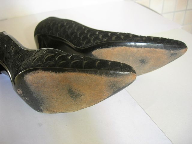 DONNA SALVATORE FERRAGAMO TG. 38 CAMOSCIO/VERNICE