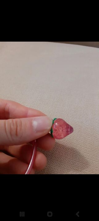 Braccialetto con fragola per bambina