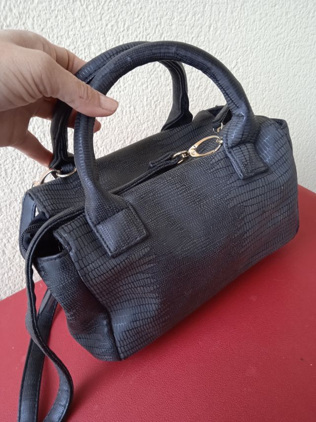 bolso gris