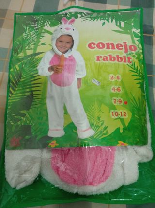 Disfraz conejo niño talla 7-9 años