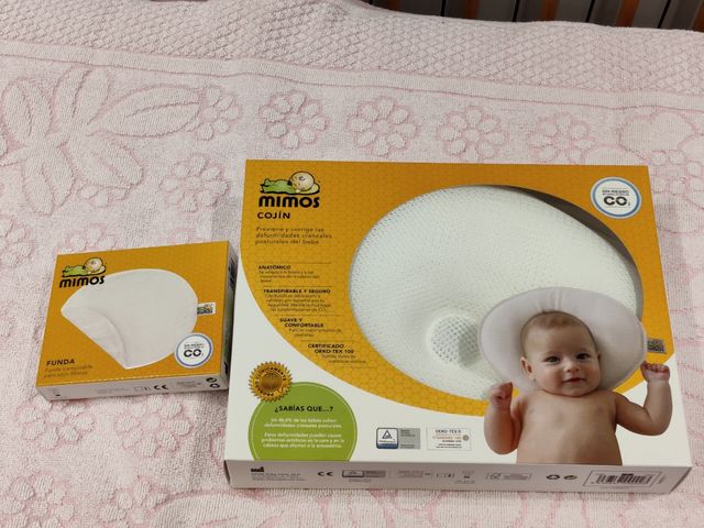 almohada bebe prevención plagiocefalia
