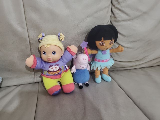 Set de 3 peluches