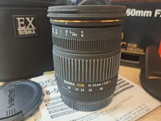 Canon Eos y Sigma18-50 f2.8 EX