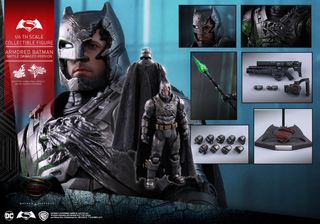 Hot Toys 1/6 MMS417 Batman Armored Battle Damaged
