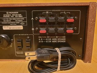 PIONEER SX-580 RECEIVER AMPLIFICADOR AM/FM (1979)
