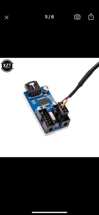 Multiplicador usb placa base pc