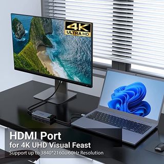 Adaptador USB C HUB Dual Monitor,5 en 1 PRECINTADO