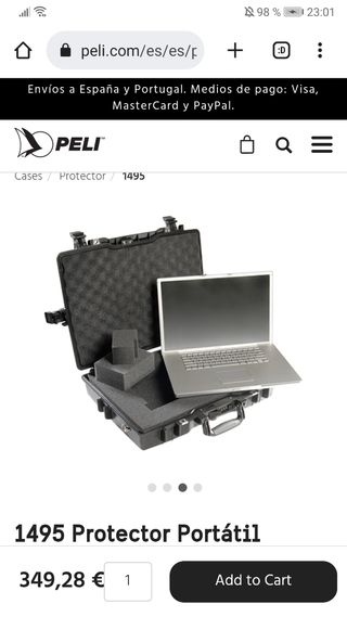 maletin peli para fotografía