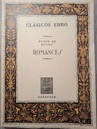 Romances históricos. Duque de Rivas