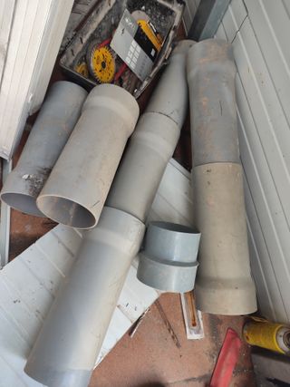 Tubo de PVC diámetros 125 , de 50 , de 40 y 32