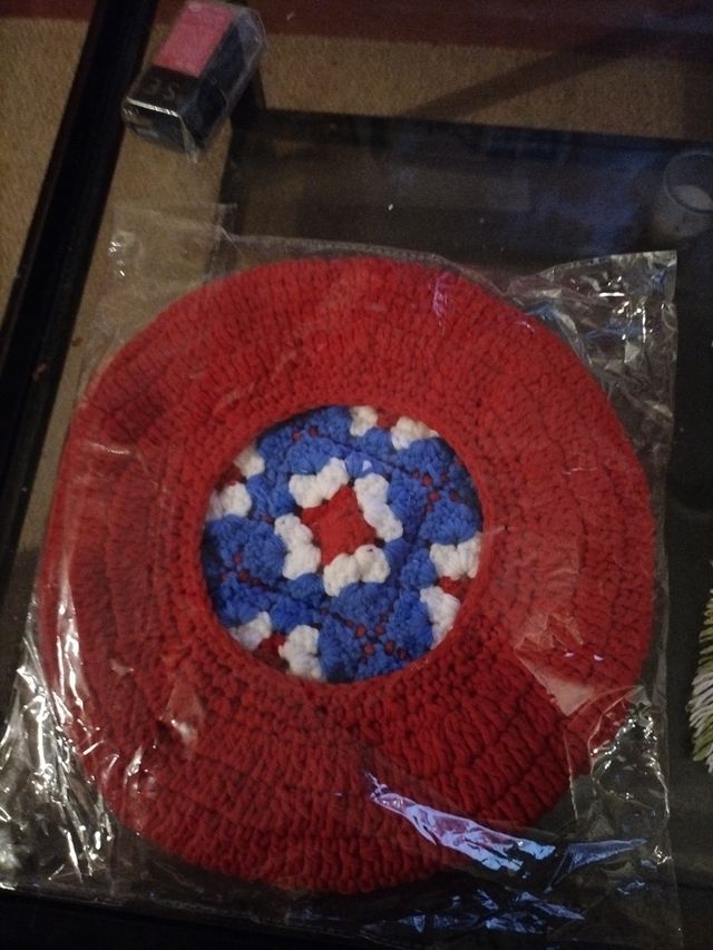 gorro de lana con estampado