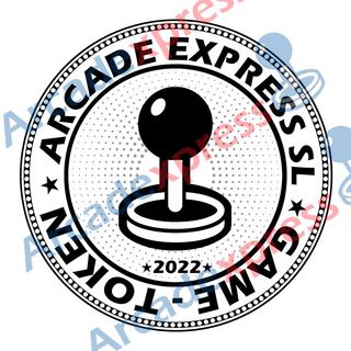10 x Arcade Express Token Fichas Monedas de Juego