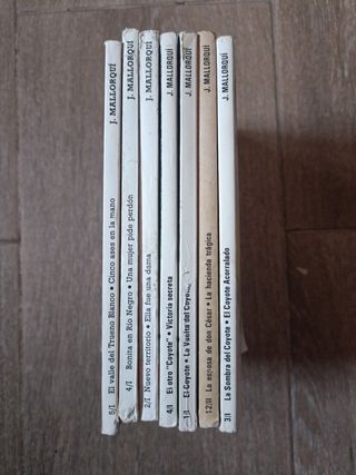3 NOVELAS DEL OESTE ANTIGUAS DE J. MALLORQUI