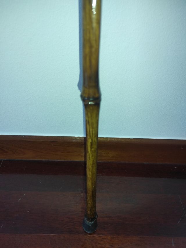 🤍❤️Bastón antiguo bambú Athletic Bilbao 🤍❤