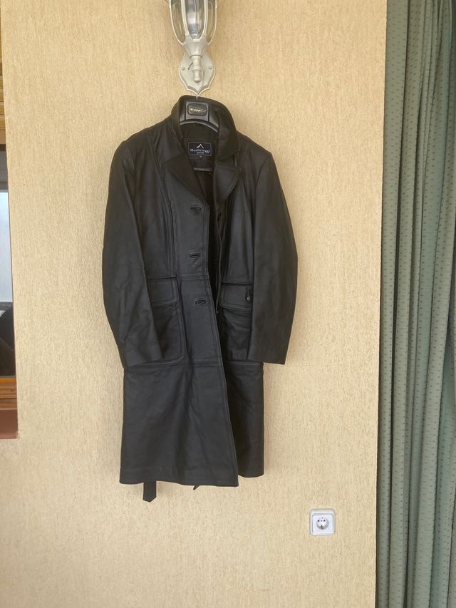 Chaquetón de cuero matrix