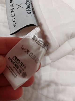 Colcha blanca 150 x 150