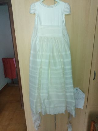 vestido comunion rosa clara