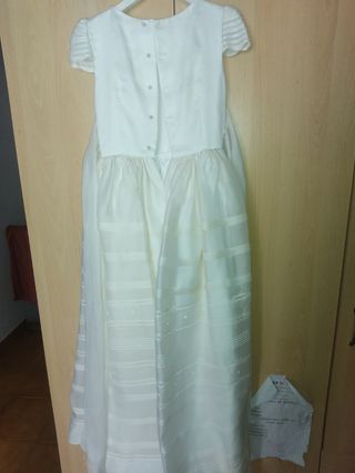 vestido comunion rosa clara