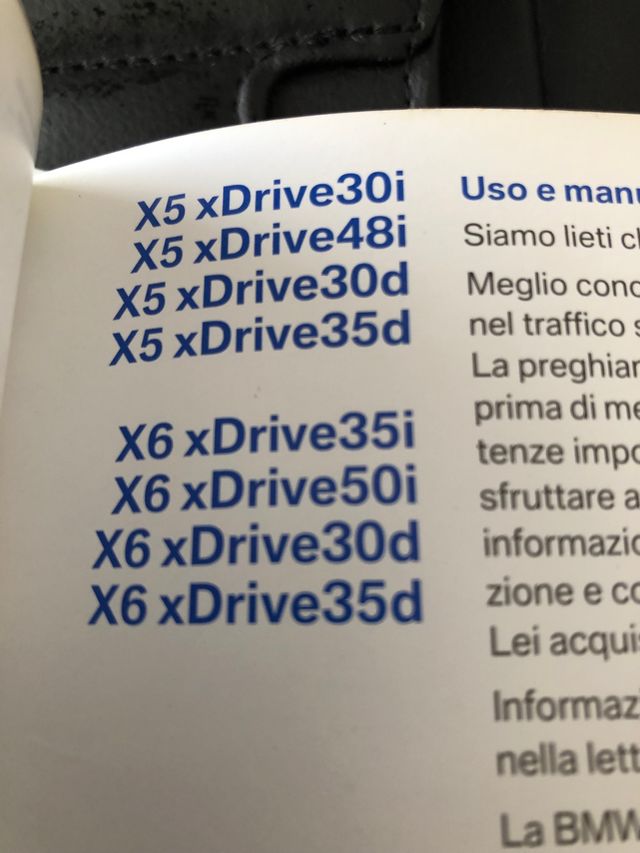 Manual instrucciones BMW X6