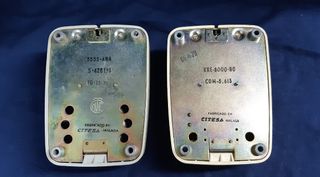 Lote dos objetos Telefónica antiguos