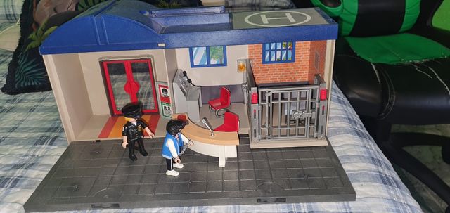 comisaria policia playmobil