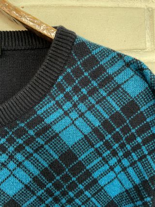 Suéter azul rombos CARHARTT talla M 
