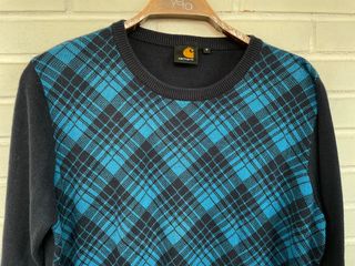 Suéter azul rombos CARHARTT talla M 