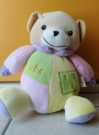 set regalo per neonati con copertina e peluche