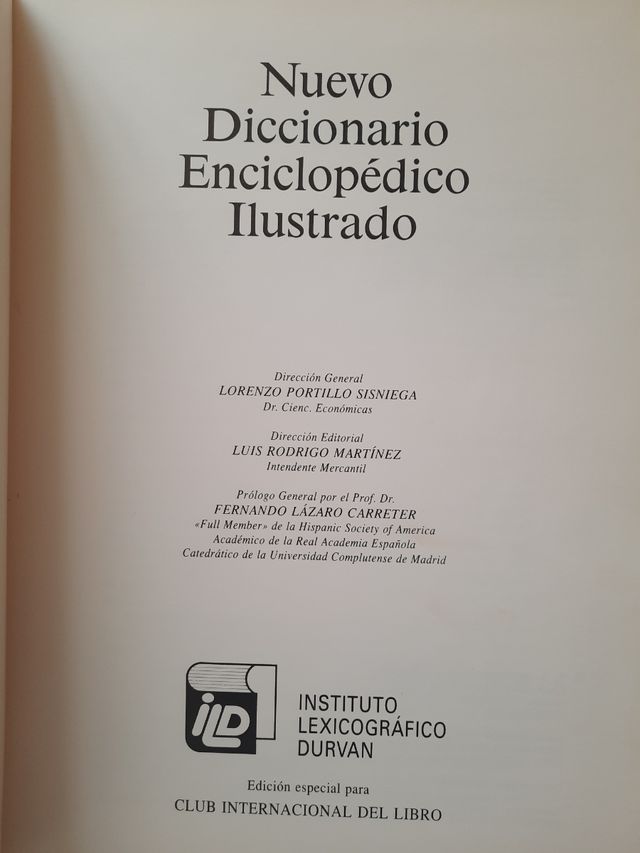 Diccionario Enciclopédico ilustrado (6 tomos)