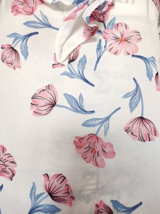 Blusa escote volantes Mulaya Talla S