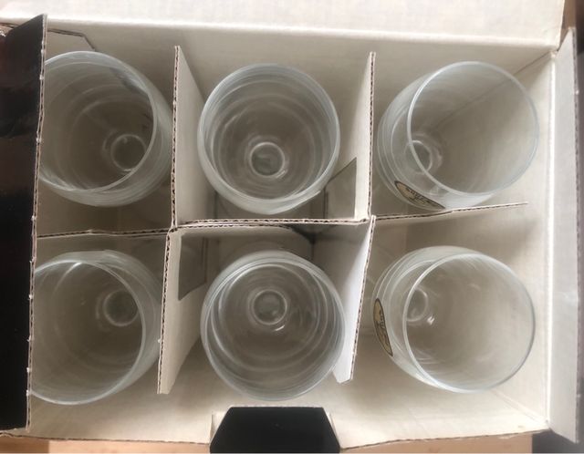 Pack 6 copas de cristal Brigitta en su caja