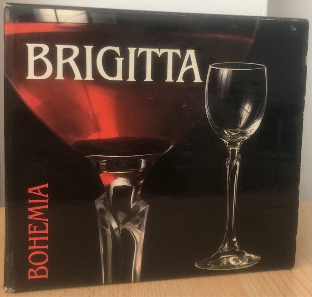 Pack 6 copas de cristal Brigitta en su caja