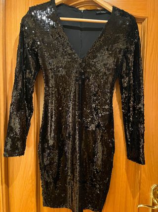 Vestido Bershka lentejuelas