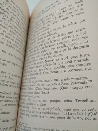 Libro de Aristófanes:Las nubes, Lisistrata, Dinero