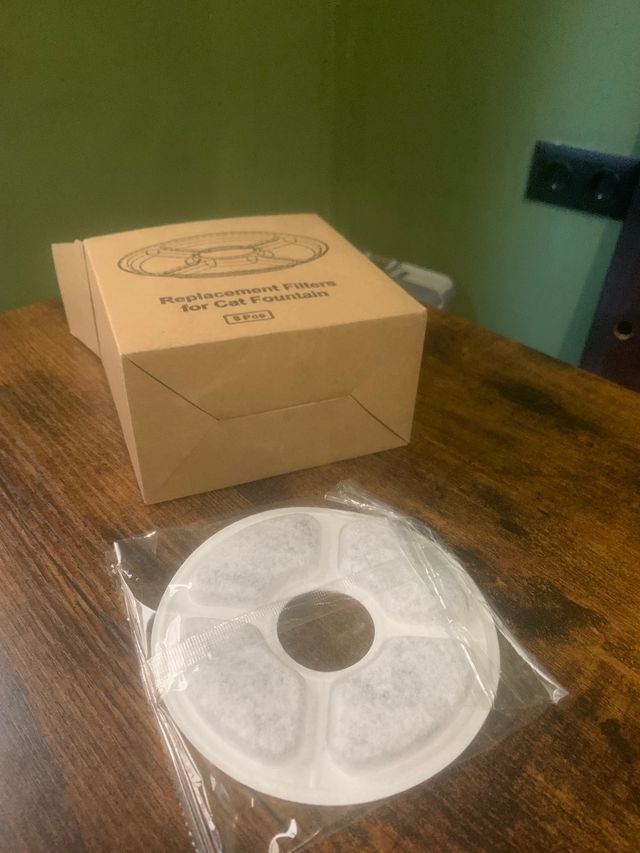 Filtros para fuente de gatos