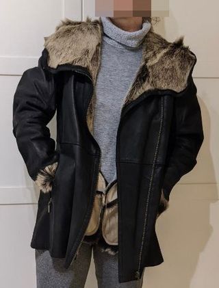 Chaquetón piel 100% auténtico 