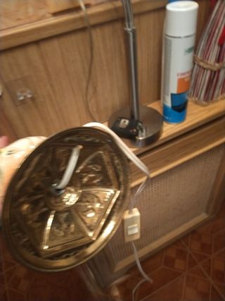 pues de lampara antigua